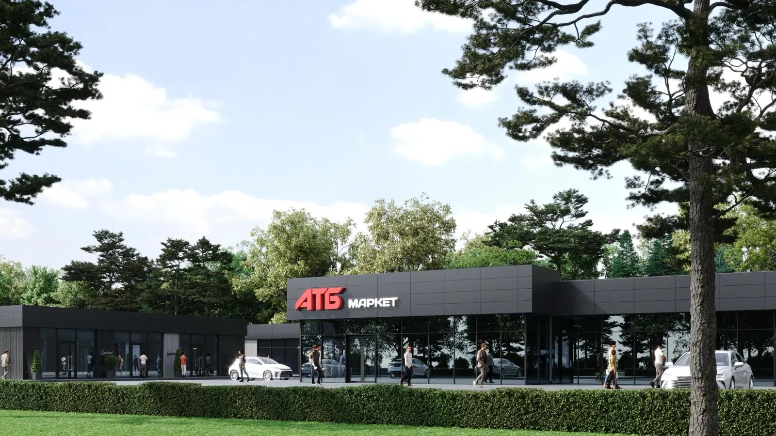 Нове будівництво торгівельного комплексу , м.Золочів, Львівська обл.