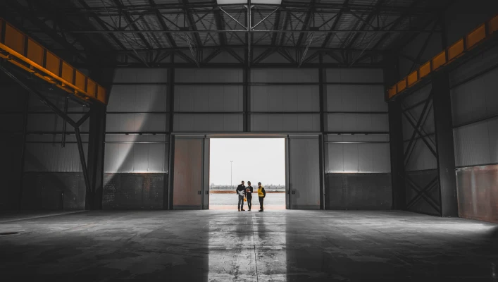 фото Будівництво ангарів та складів