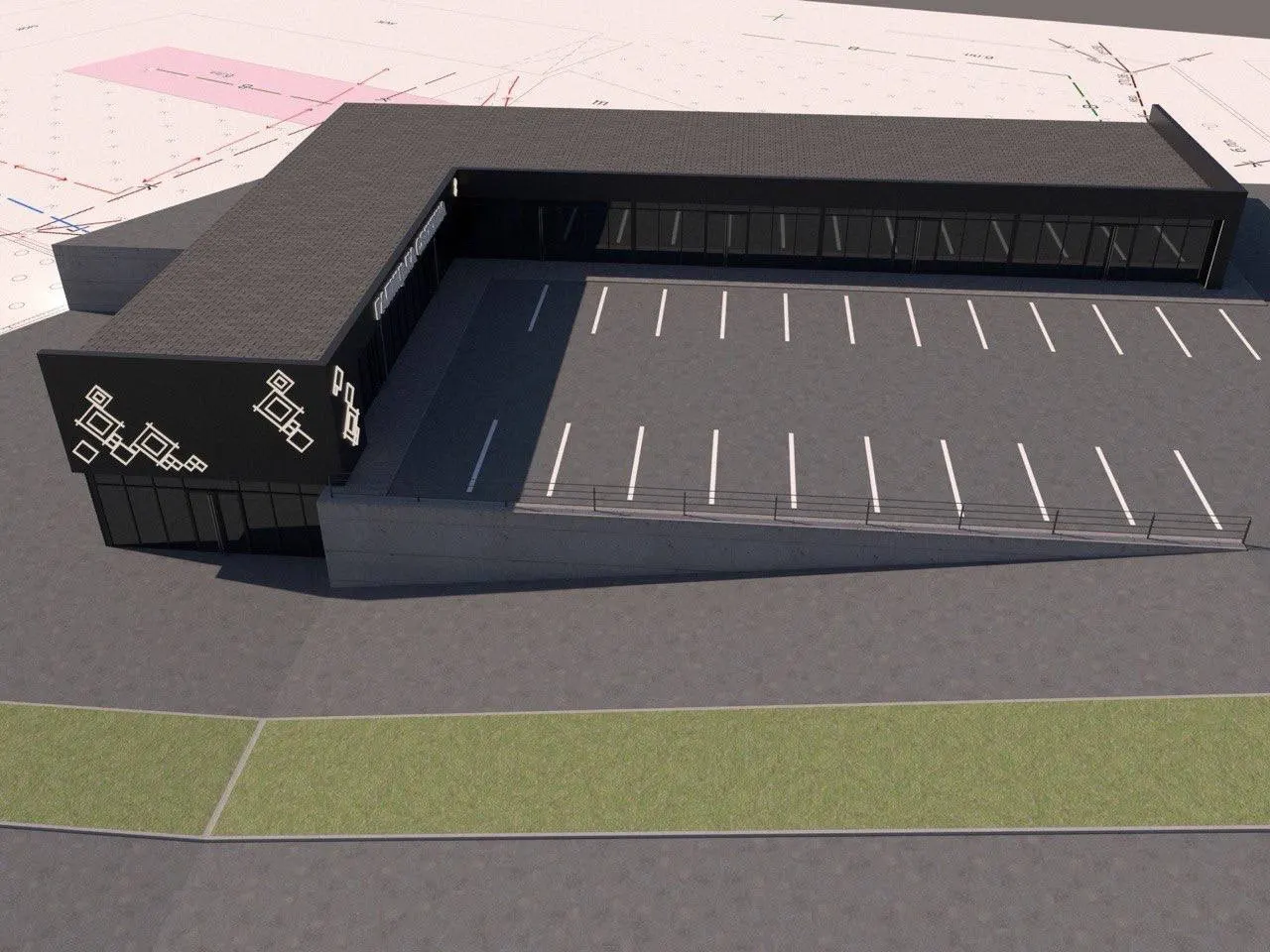 Нове будівництво торгівельного комплексу